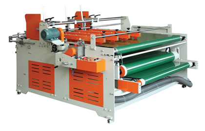 3.2kw Manual Feed Carton Automatic Gluing Machine Corrugated Box 2200mm