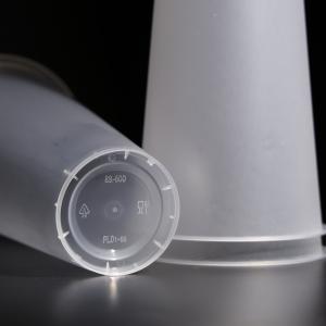 China Customized Logo Disposable PP Round  Plastic Cup With Lid For Cold Juice wholesale
