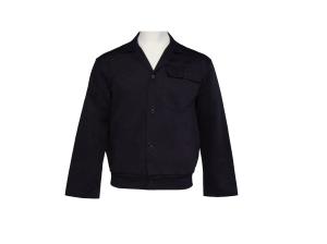 Flame Retardant Twill 3/1 Lapels Front Chest Navy Work Uniform
