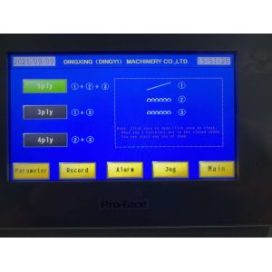 Grey Paperboards 5Ply Flute Laminating Machine Middle Speed DW-1650