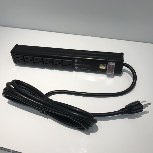 Quality Lightning Proof 28 "  Surge Protector Power Strip 6 Outlets for sale