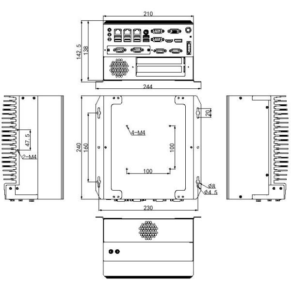 IBOX-708B Drawing