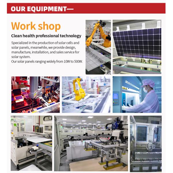 M144 144 Cells Single Crystalline Silicon Solar Cell 350w 360w 370w 380w Watts 36v 24v 12v 25w