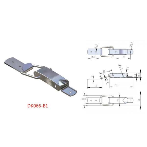 SUS304 Stainless Steel Draw Catch Over Center Toggle Latch Self Locking Anti Corrosion