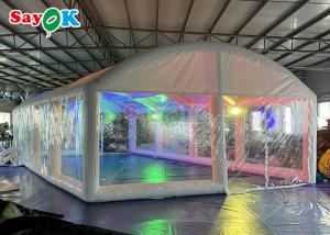 China Airtight Inflatable Pool Cover Transparent Inflatable Swimming Pool Bubble Tent wholesale