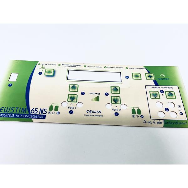 Four Color Mate Surface Membrane Keypad Switch With LED Illuminated