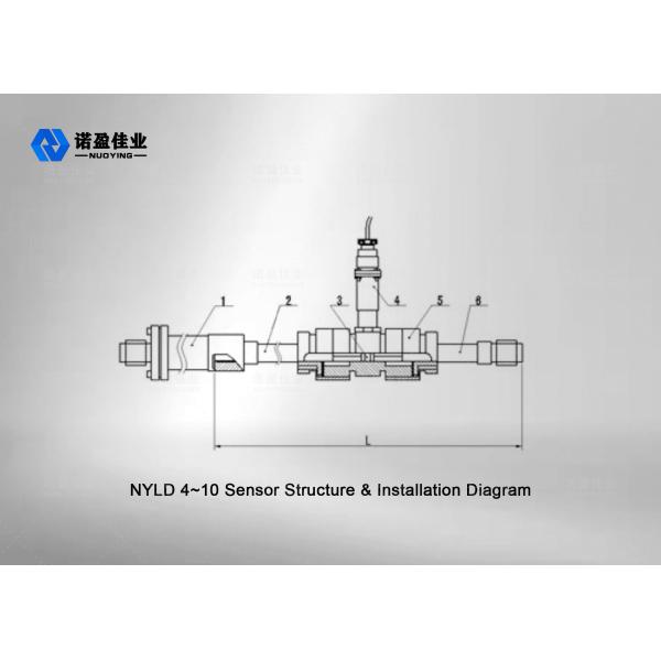High Precision Turbine Flow Meter Sensor Good Repeatability 1000m