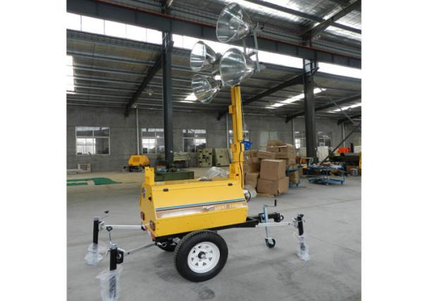 Quality Metal halide mobile light tower power generator /  trailer light tower 5kw 10kw 20kw for sale