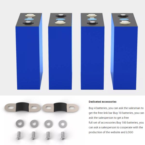 High Density Lithium Iron Phosphate LiFePo4 LFP Prismatic Cells Battery 3.2V 200Ah For Home