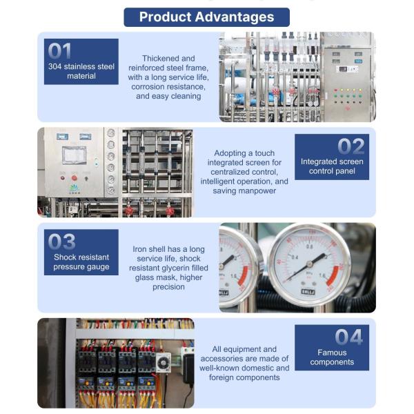 Fully Automatic Reverse Osmosis Water Purification System Commercial Use