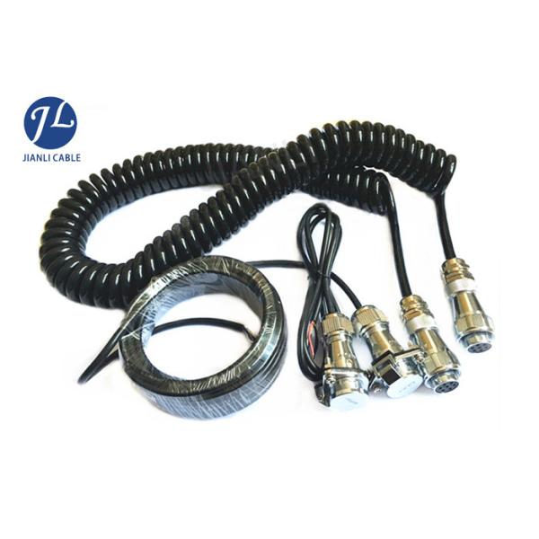 Heavy Duty Vehicle Reversing Camera Extension Cable with 7 Pin Metal Connector
