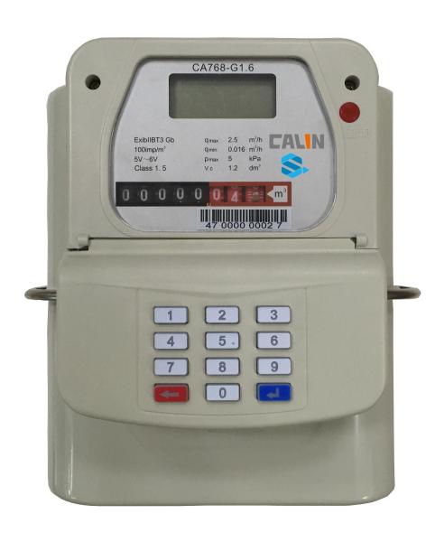 Quality Steel Prepayment Smart Meter Security , Keypad STS Prepaid Meters With Lcd Display for sale