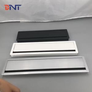 rectangular cable access /computer desk hole cover/aluminium alloy office desk cable grommet