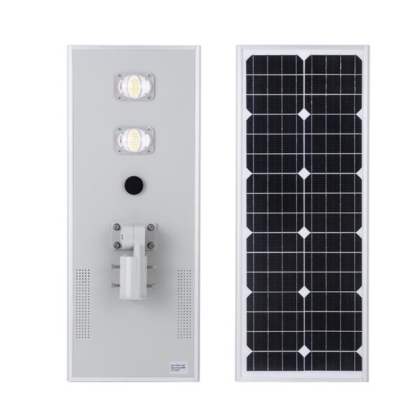 100W Motion Sensor Solar Panel Street Light , All In One Solar Street Light 2700 - 6500K