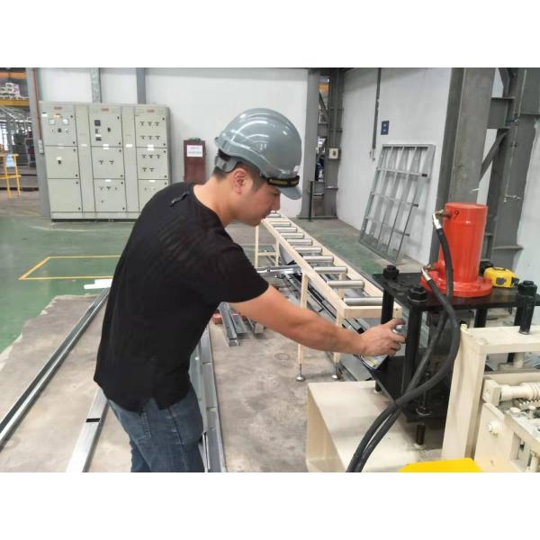 Adjustable Light Steel Keel Drywall Roll Forming Machine 0.4mm - 1.2mm 6m / Min