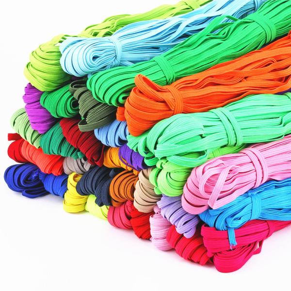 Colorful Round Elastic Cord Polyester Elastic Band For Garment Accessories