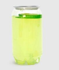 Ring Pull Can Shape 500ml 650ml PET Beverage Bottle