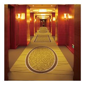 China Corridor Carpet Nylon Printed Carpet Custom Design Stain Resistant wholesale