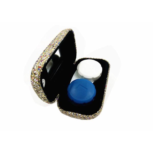 Custom Twinkle Cute Contact Lens Case Box Eye Contact Case With Soft Felt Lining