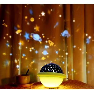China 5V 1000mA LED Projector Night Light 151x132mm UFO Shaped For Children wholesale