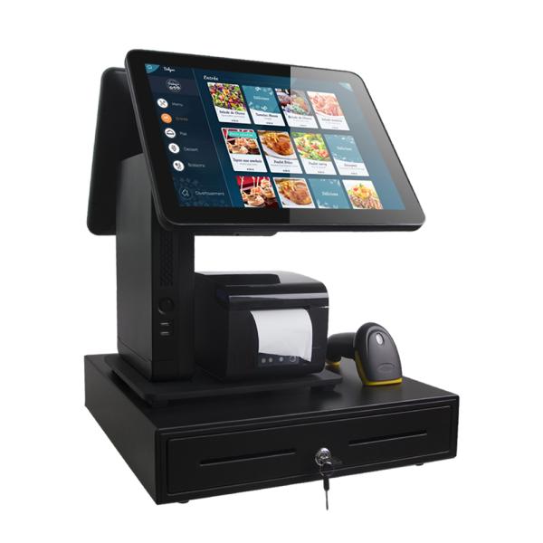 4GB DDR3 Mini PC Windows POS System With 15 Inch Touch Screen