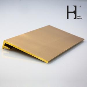 Golden Yellow Anti Fade Brass Pen Clip SGS Certification