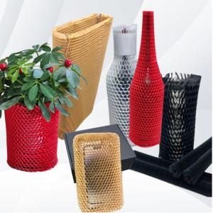 Degradable Honeycomb Paper Sleeve For Glass Bottle Cosmetic Packaging