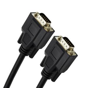 Various Lengths HD Male To Male VGA Monitor Cable , VGA Patch Cable