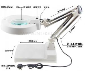 China Magnifying Desk Lamp Magnifier / Desk Lamp Magnifier LT-86C 10X / 20X on sale