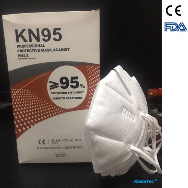 KN95 Face Mask Disposable of 5 ply For Covid-19