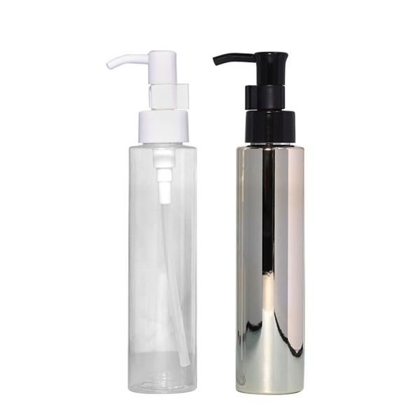 Quality 15ml 30ml 50ml Plastic Cosmetic Bottles Round With Dropper Sealing Type for sale