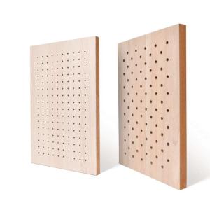 MDF Panels Sound Proof Ceiling Tiles V Perforated Acoustic Ceiling Panels Custom Size