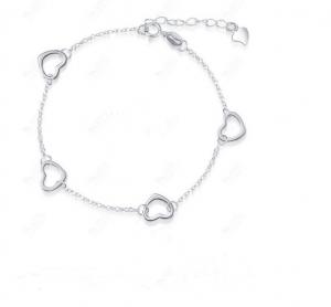 China Korean Korean love silver jewelry bracelet luxury gifts wholesale