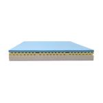 3 Layer High Density Gel Foam Mattress Ergonomic Cutting Support