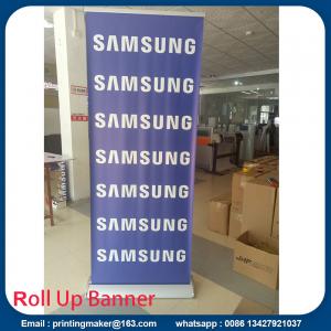 China Luxury silver Pull up Banners Roller up Banners wholesale