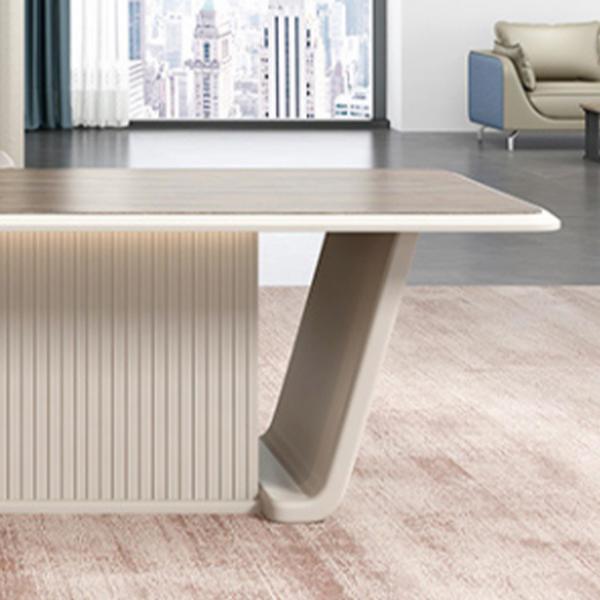 Home Office Furniture Luxury Office Desk Modern I Shape Office Desk Boss Executive Desk