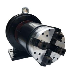 ISO9001 Laser Rotary Attachment , Four Jaw Independent Chuck