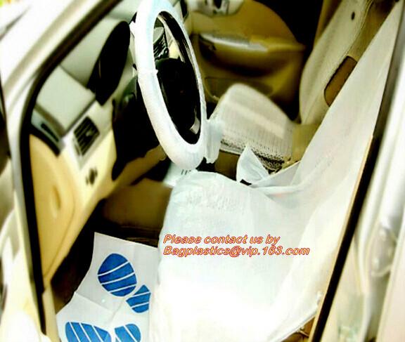 Quality Nylon seat cover Reusable seat cover car seats Steering wheel cover foil Disposable car carpet cover Disposable seat cov for sale