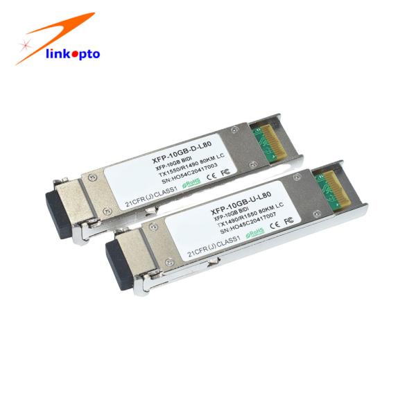 Cisco Metal 10G XFP Module ZR 1550nm 80km Transmission SM Duplex LC Connectors