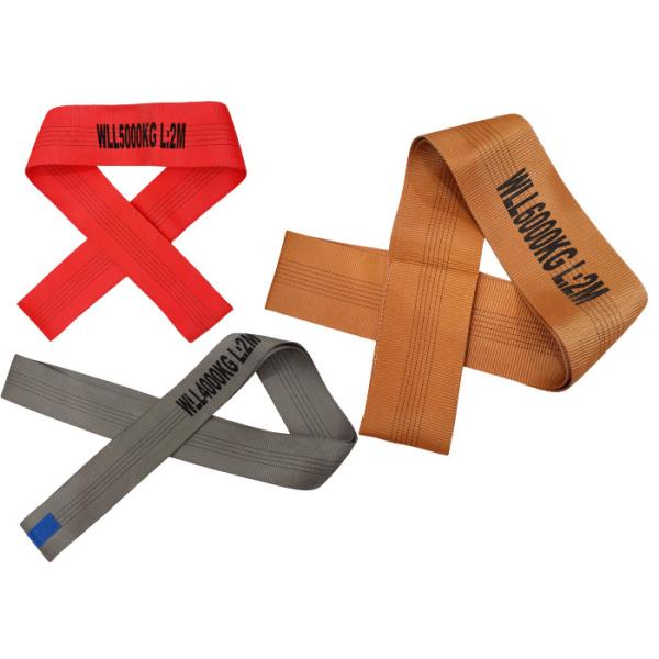Flat 100% Polyester WLL 1000kg Endless Webbing Sling