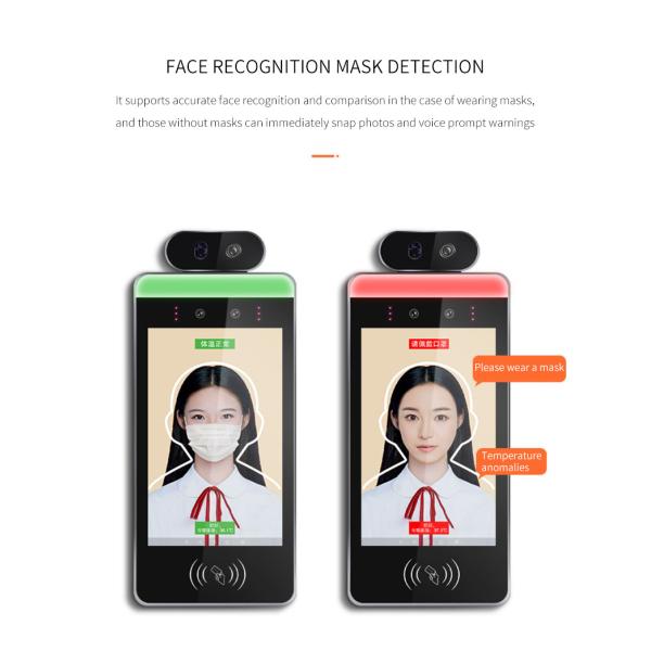 120cm Vertical Indoor Attendance Infrared Face Detection Thermometer Tablet
