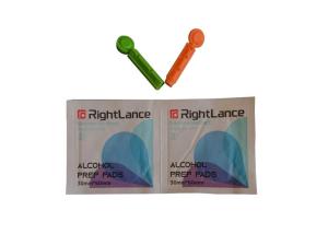 Individually Wrapped GMP Alcohol Prep Swabs Isopropyl Cotton Disposable