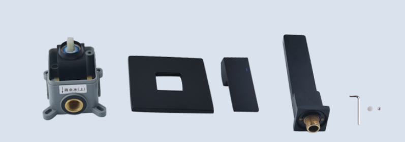 Wall Mounted European Swing Wash ODM Concealed Basin Mixer