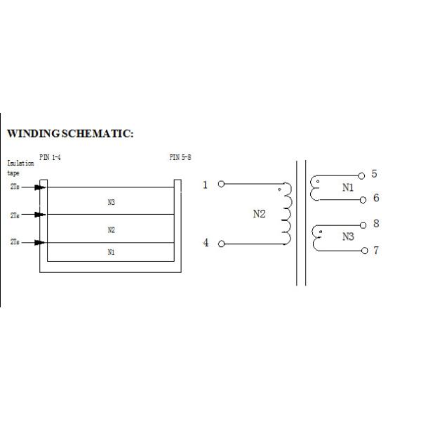 Single Phase Small Size Transformer For Led Driver EP7 Power Inductor Filter