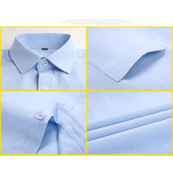 65% Polyester Custom Business Shirts Custom Enterprise Shirts Full Sleeve Length For Man