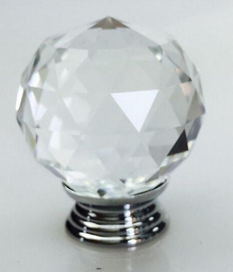 Quality Clear crystal ball knob door handle door knob for sale