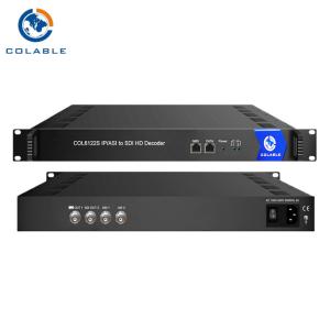 China IP To SDI Converter Integrated Receiver Decoder Asi To Sdi Decoder 2 IP Input And 1 IP Output wholesale