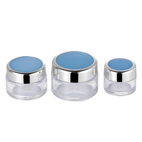 Round Cream Packaging Jar 20g Acrylic Material UV Printing 50mm Width