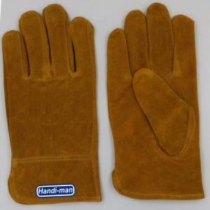 China 10 inch Cow Split Leather Working Gloves wholesale