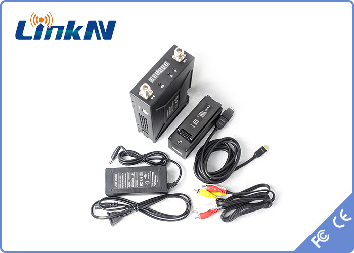 Manpack COFDM Video Transmitter 1-3KM NLOS AES256 Encryption Battery Powered